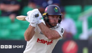 Left-handed Colin Ingram playing a shot through the offside
