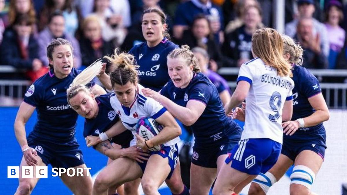 Scotland playing against France in the 2026 Women's Six Nations