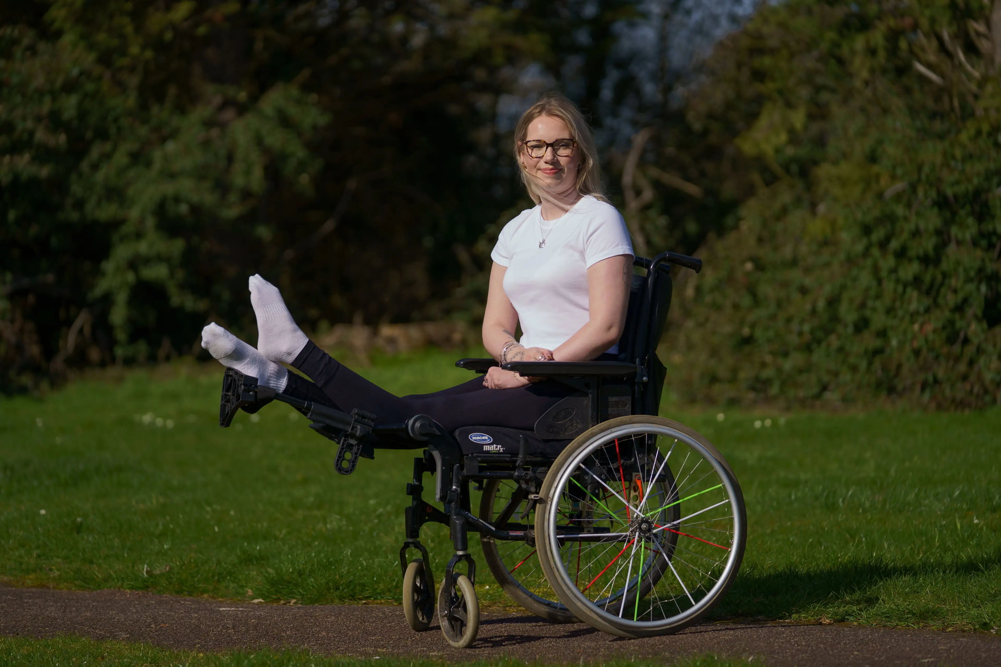Now, she's fundraising for an electric wheelchair (SWNS)