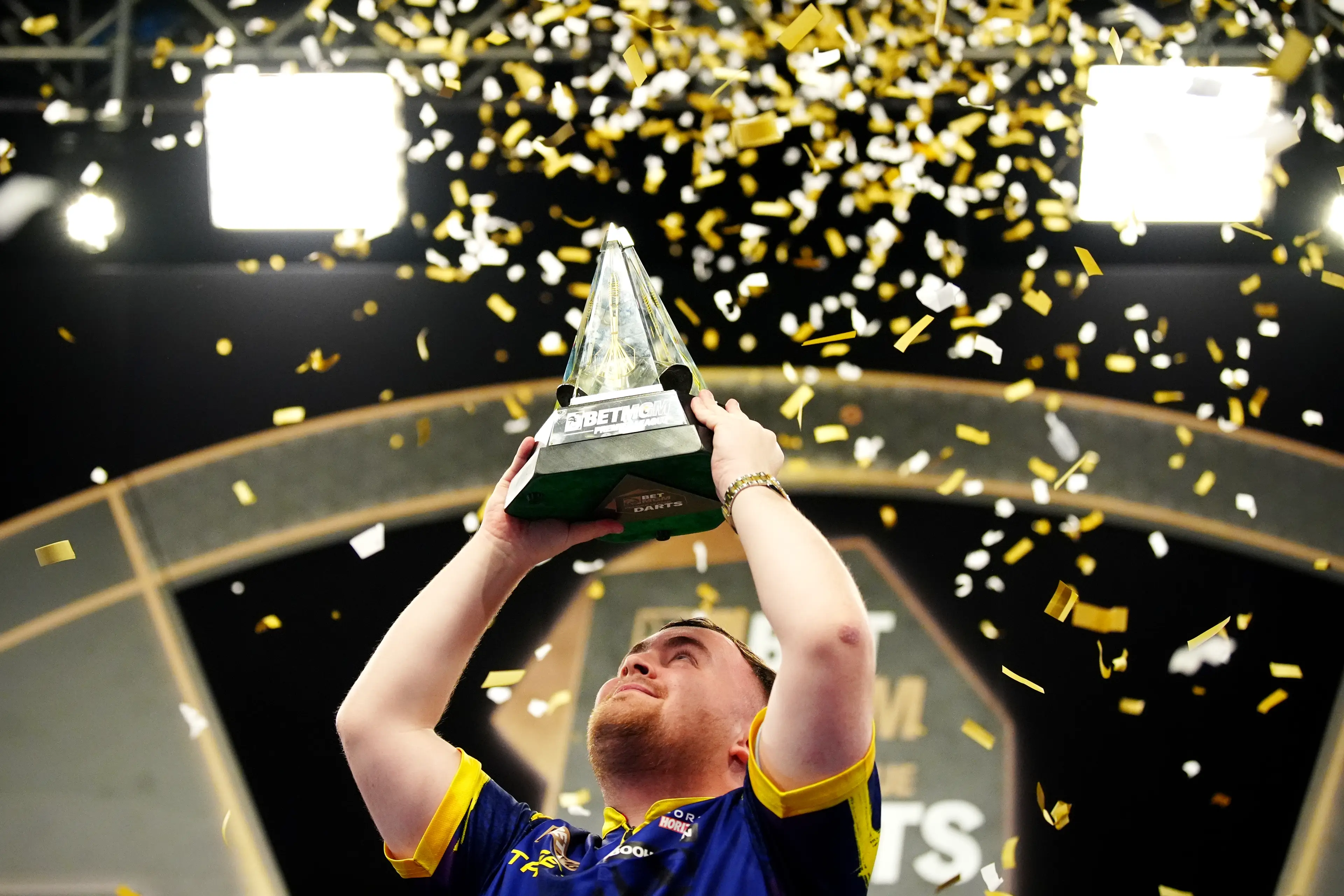 Littler won the Prem last night. (PA)