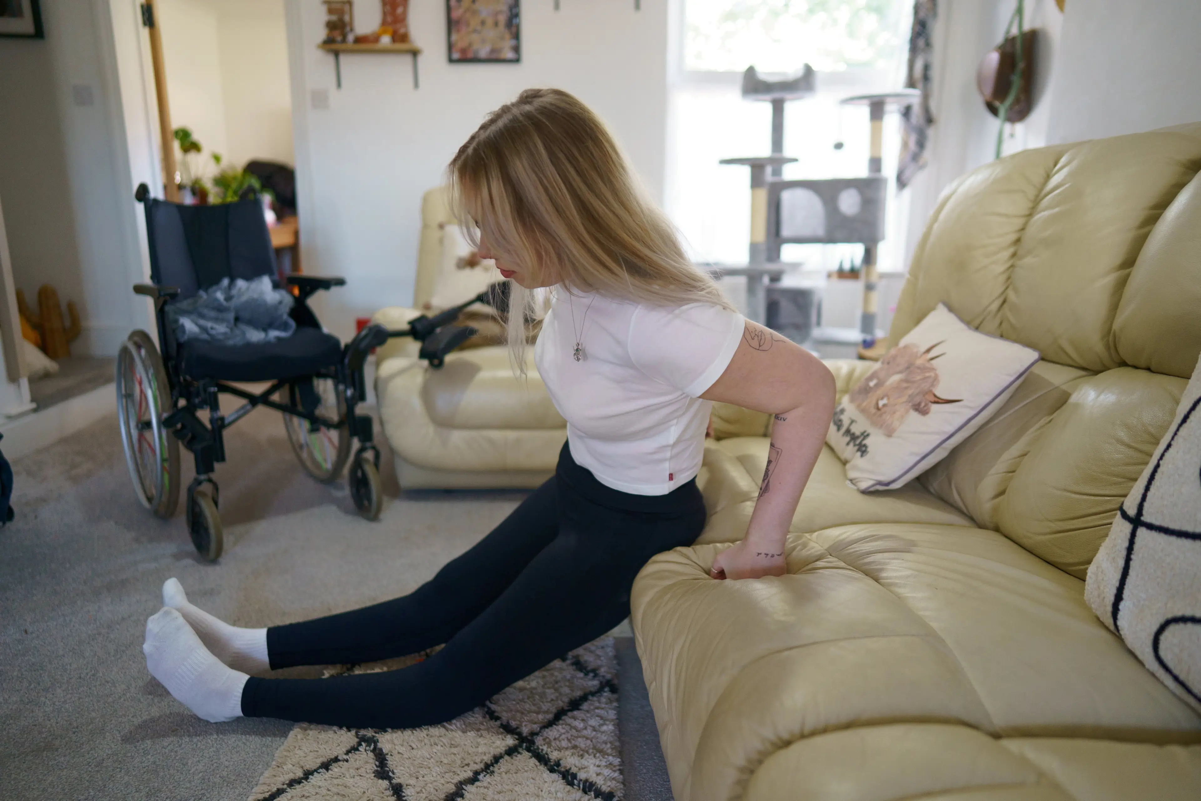 Megan often needs assistance with day-to-day activities (SWNS)