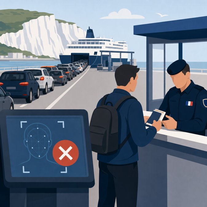 EU Entry-Exit System paused at Dover after holiday weekend gridlock
