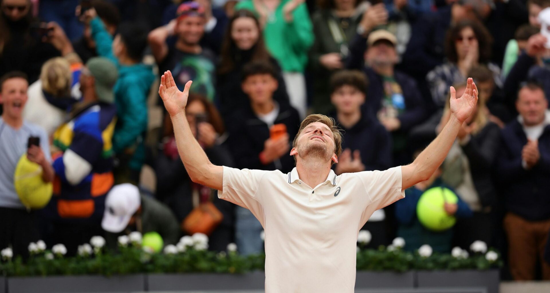 David Goffin, first round qualifying, Roland-Garros 2026