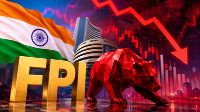 FPI selling: Foreign investors pull Rs 27,000 crore in May; 2026 outflows cross Rs 2.2 lakh crore mark
