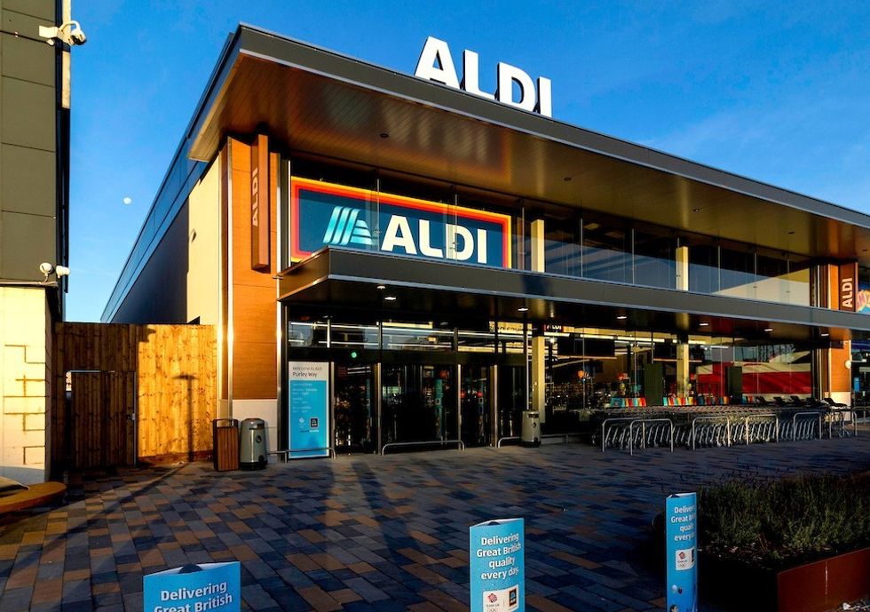 Aldi store sign