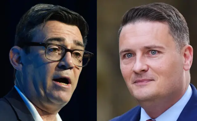 Andy Burnham and Wes Streeting