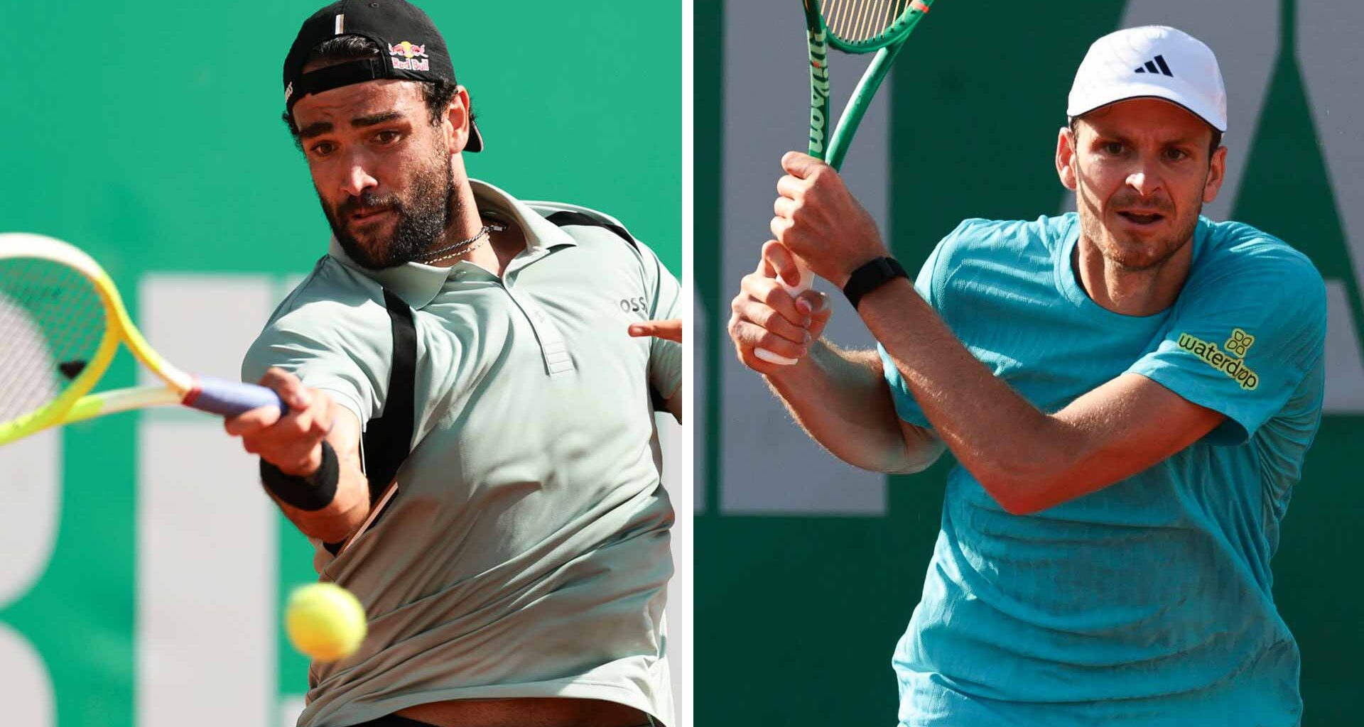Matteo Berrettini and Hubert Hurkacz will clash Friday in the Sardegna Open quarter-finals.
