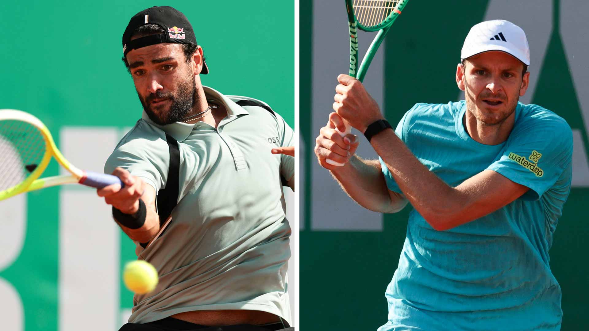 Matteo Berrettini and Hubert Hurkacz will clash Friday in the Sardegna Open quarter-finals.