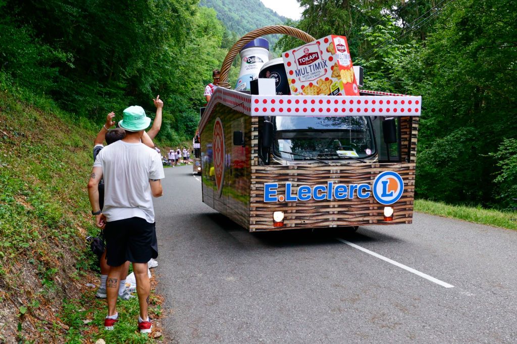 Box of groceries as a car