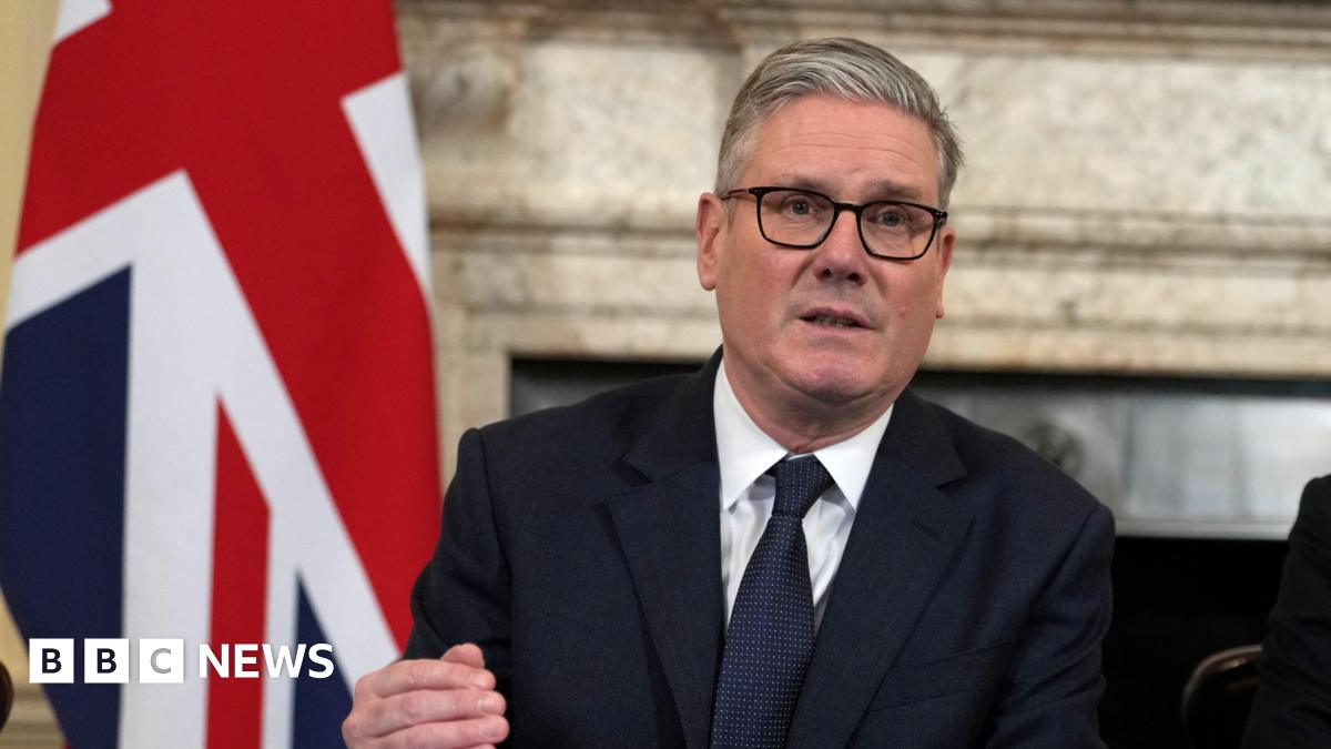 Prime Minister Sir Keir Starmer delivers remarks at the top of the Cabinet meeting on 24 February.