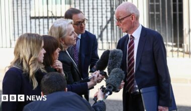 Starmer allies voice support as they leave cabinet meeting after PM says he will 'get on with governing'