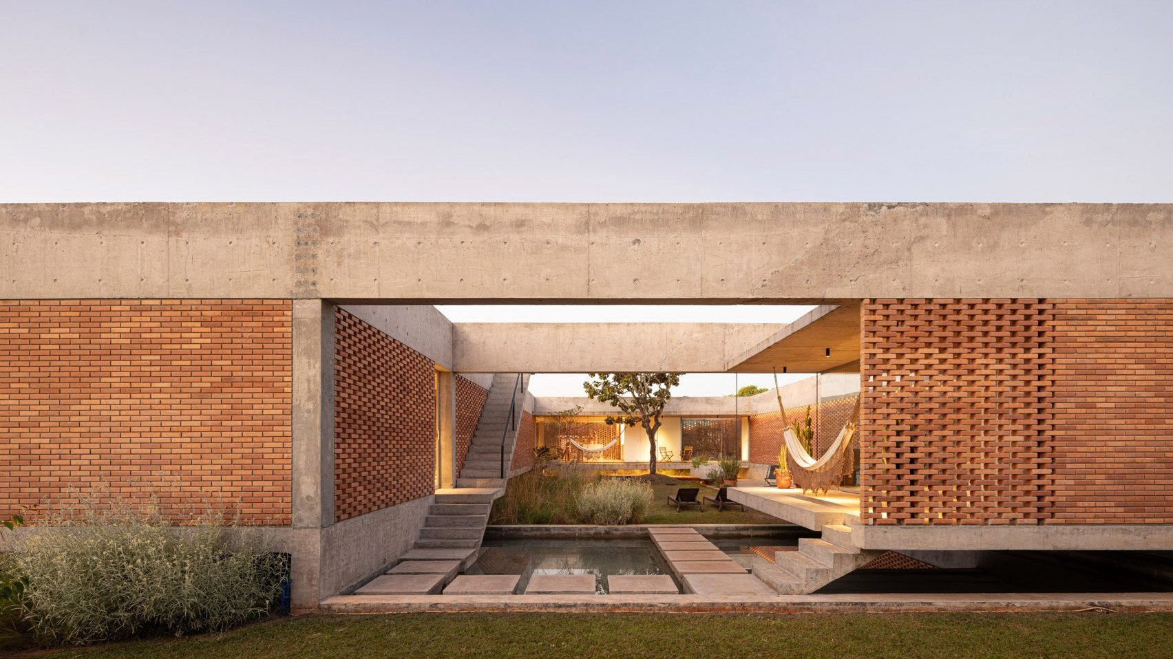 Brick house in Brazil