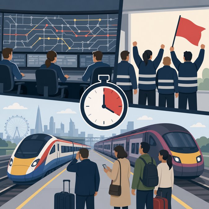 Rail strike cripples London Northwestern and West Midlands services on peak getaway day