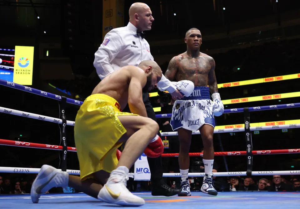 Eubank Jr after being dropped by Benn
