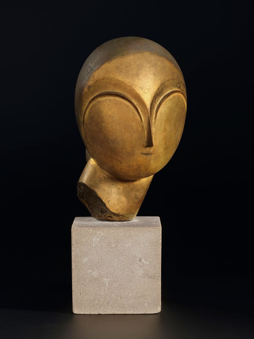 “Danaïde” is based on a Greek myth of the daughters of Danaus condemned to carry water in a sieve for eternity. Brancusi's modernist take was a star lot of the night.