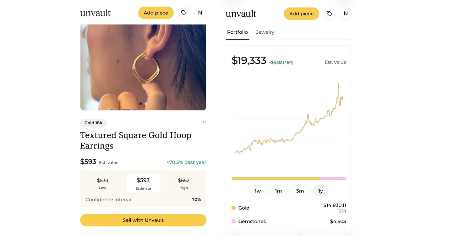 Finance App Analyzes Your Jewelry and Puts it in a Digital Portfolio Where You can Track it Like a Stock