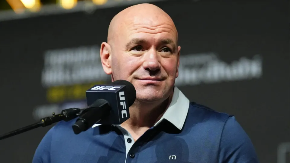 Dana White at the UFC 308 press conference.