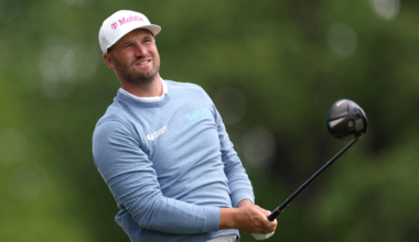 Wyndham Clark comes within inches of smashing fan in the face amid missed cut at PGA Championship