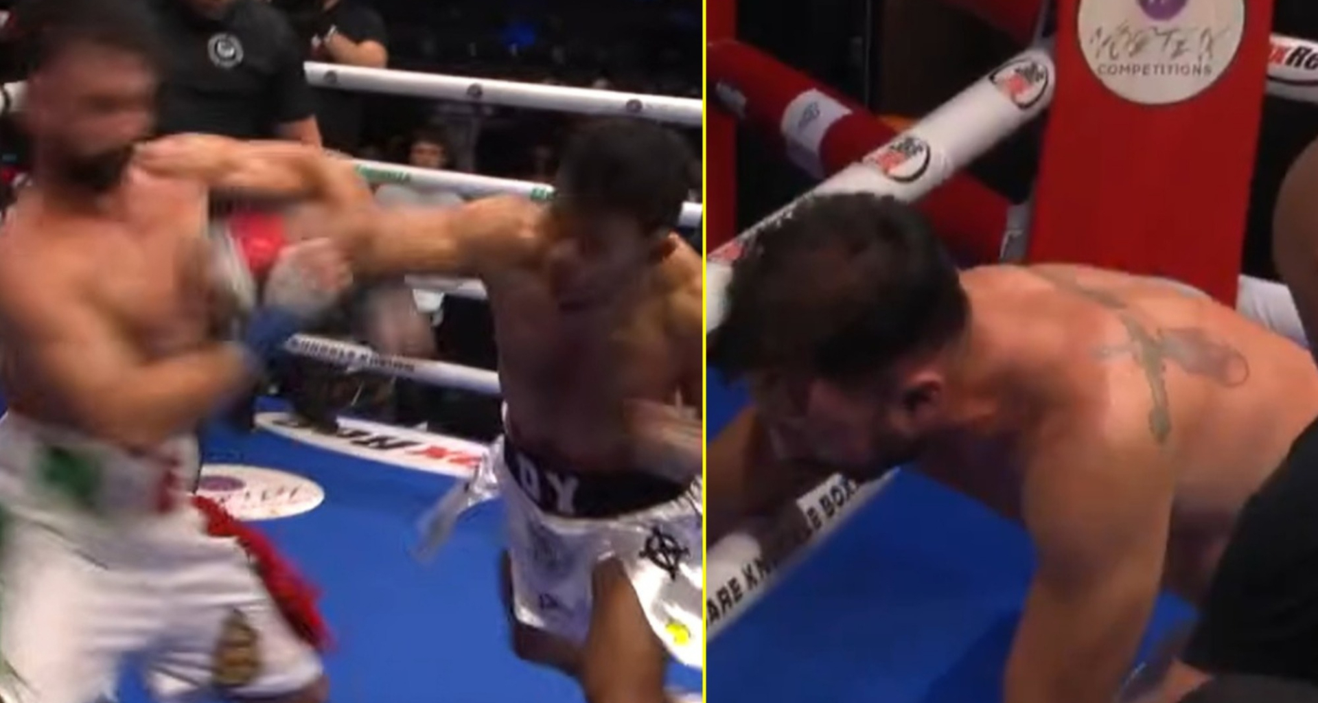 Ex-boxing world champion Paulie Malignaggi, 44, brutally KO'd in bare-knuckle title fight defeat