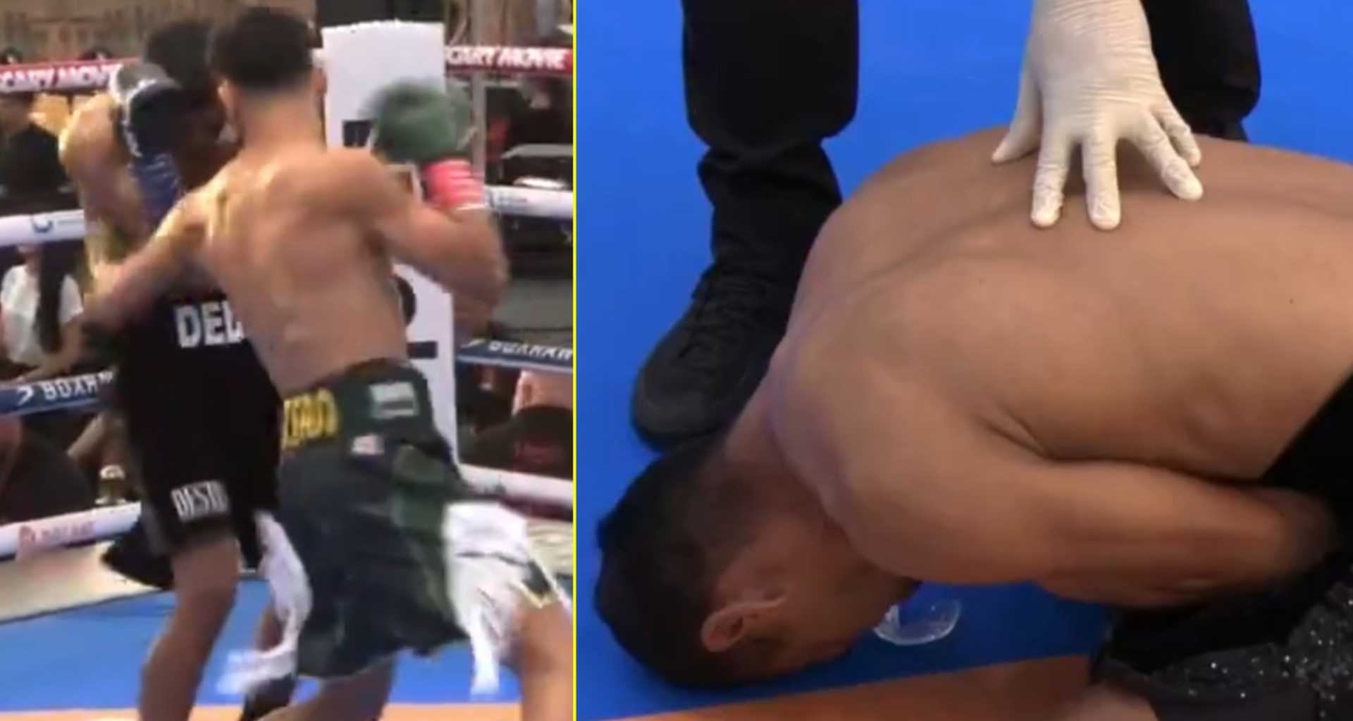 18-year-old prospect leaves rival in agony with sickening body-shot KO on Oleksandr Usyk undercard
