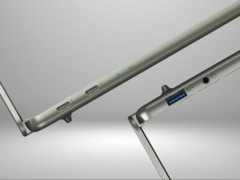 Swift Air 14: The screen has a 180° hinge.