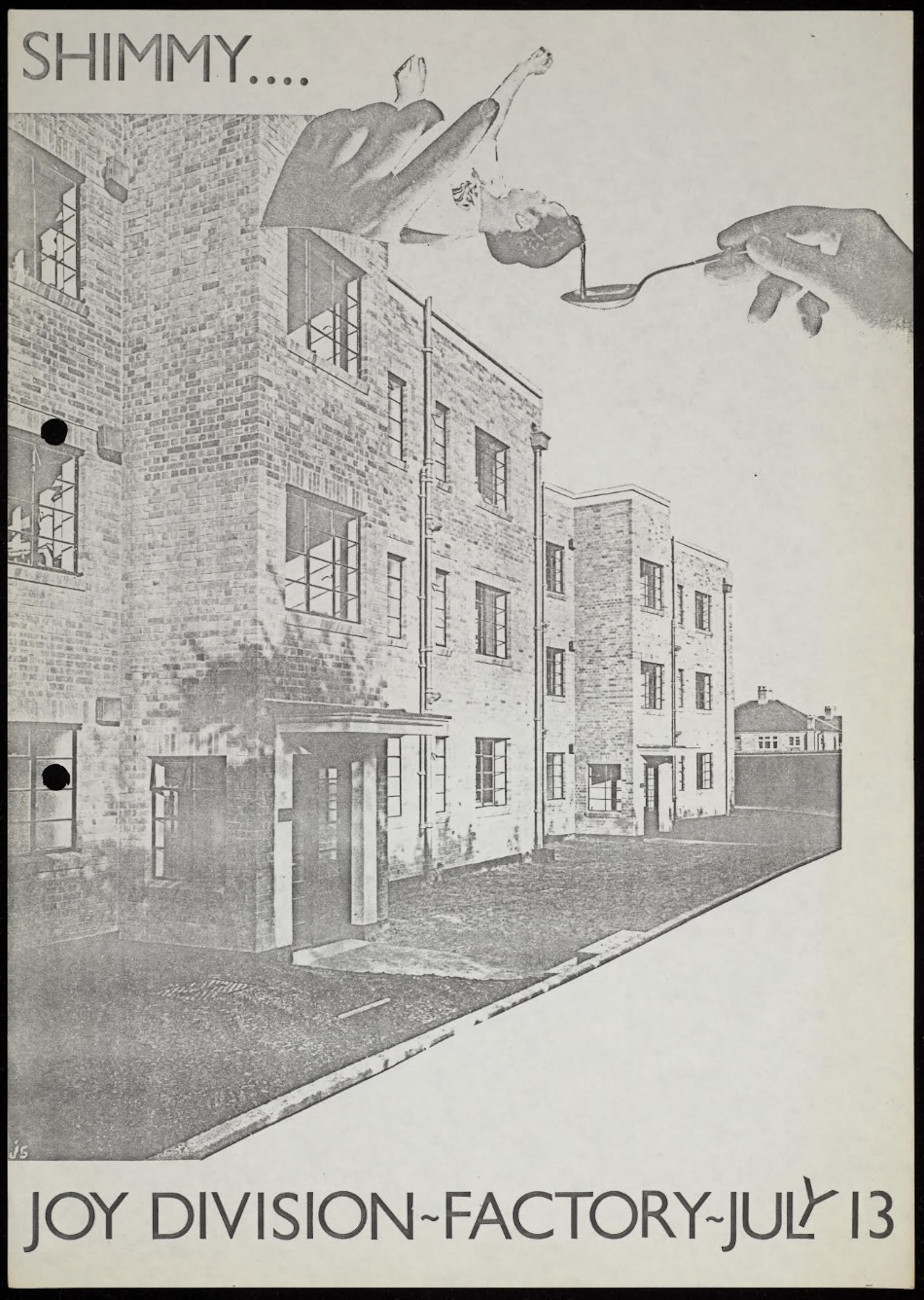 'Shimmy' flyer, Jon Savage, 1979. CREDIT: The University of Manchester