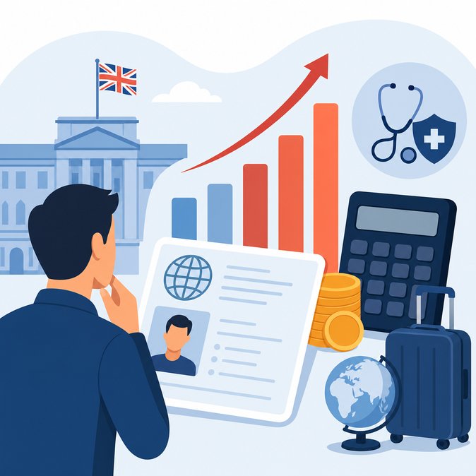 Home Office Confirms 2026 Visa Fees: Skilled Worker Now £769, Visitor £135