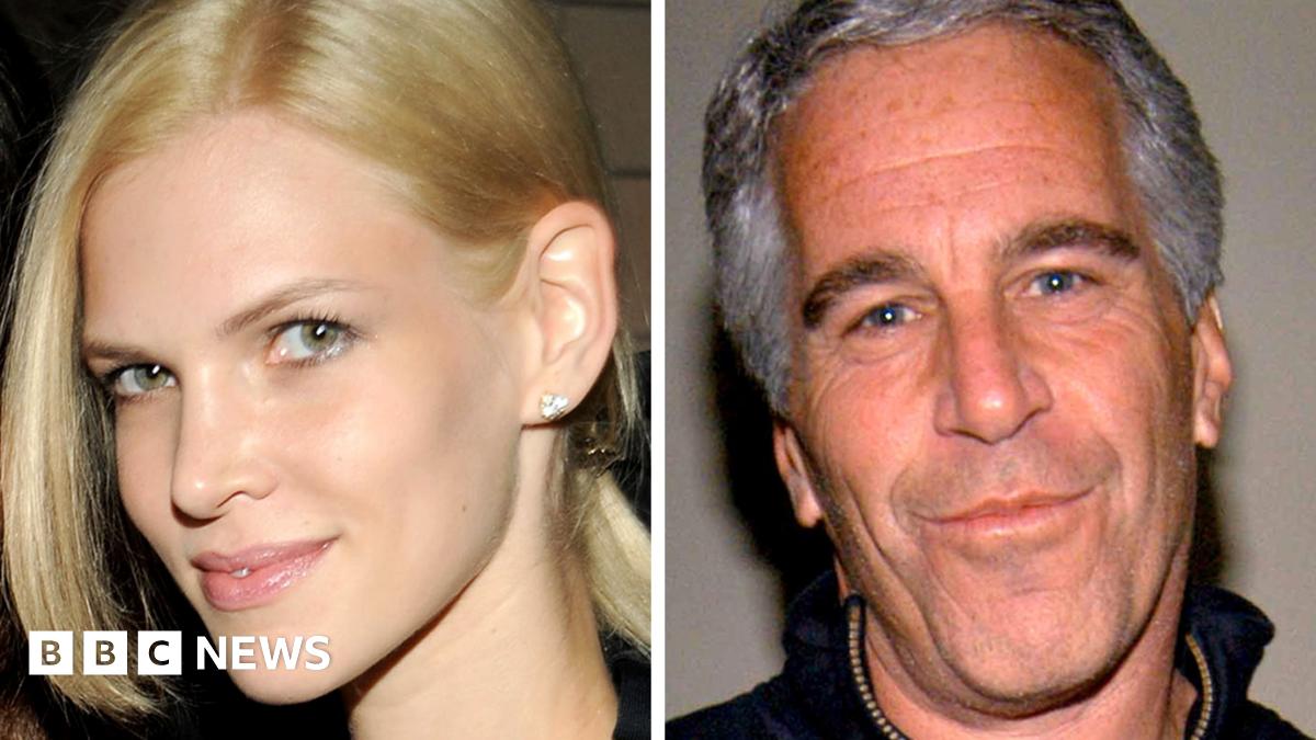 Nadia Marcinko (L) was Epstein's main girlfriend for seven years after his relationship with Ghislaine Maxwell came to an end