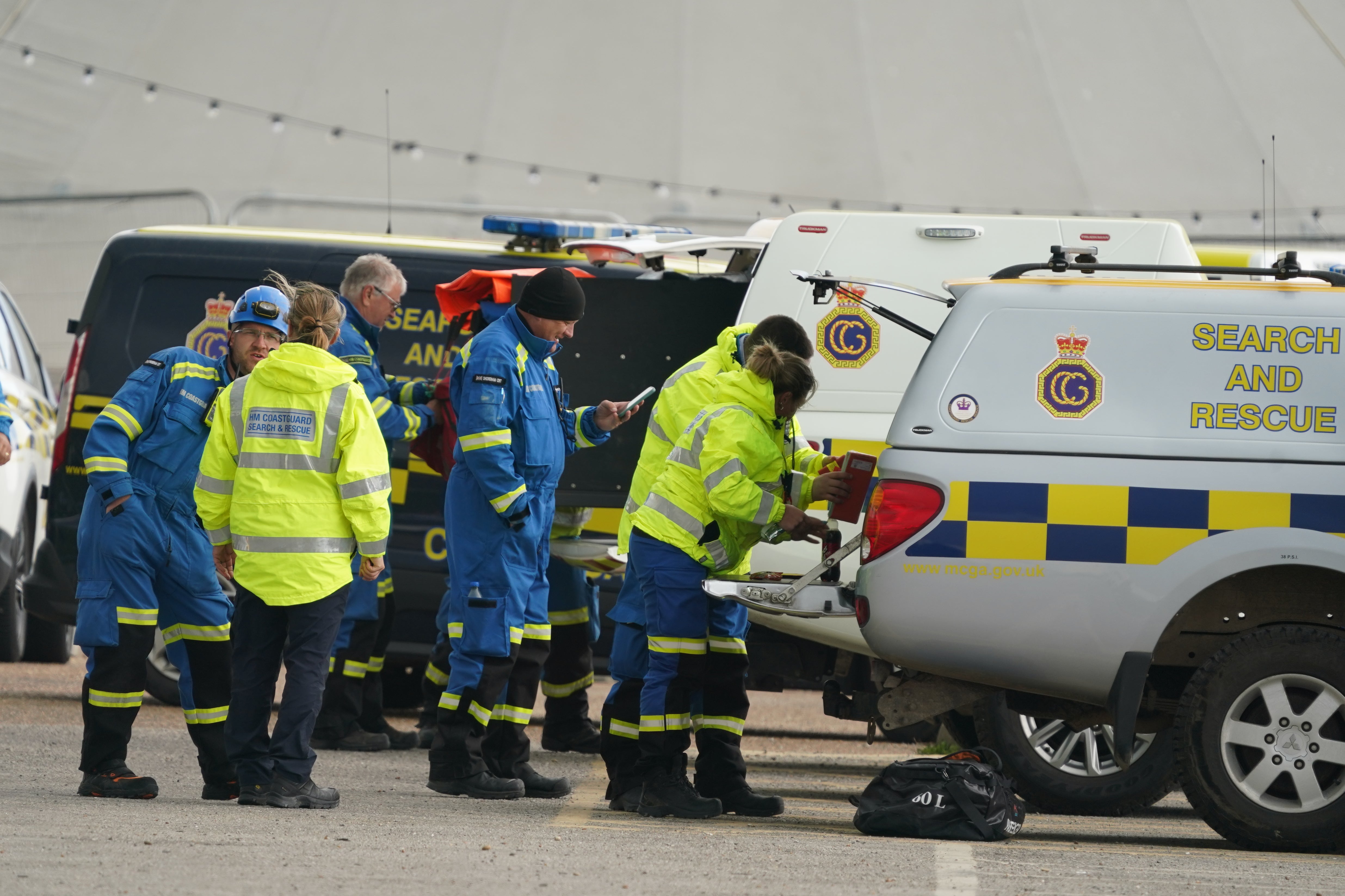 Emergency services attended the scene at Madeira Drive, Brighton (Gareth Fuller/PA)