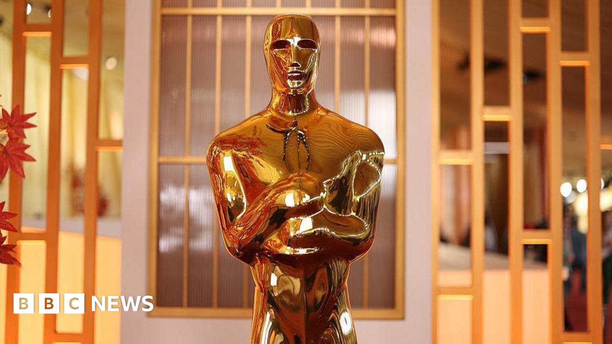 Oscar statuettes are seen backstage during the 97th Annual Oscars at Dolby Theatre on 02 March, 2025 in Hollywood