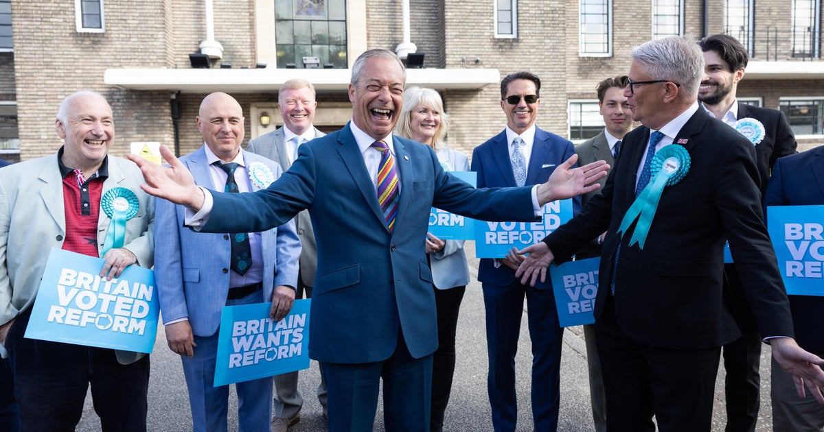 Nigel Farage's Reform UK Racks Up UK Election Gains