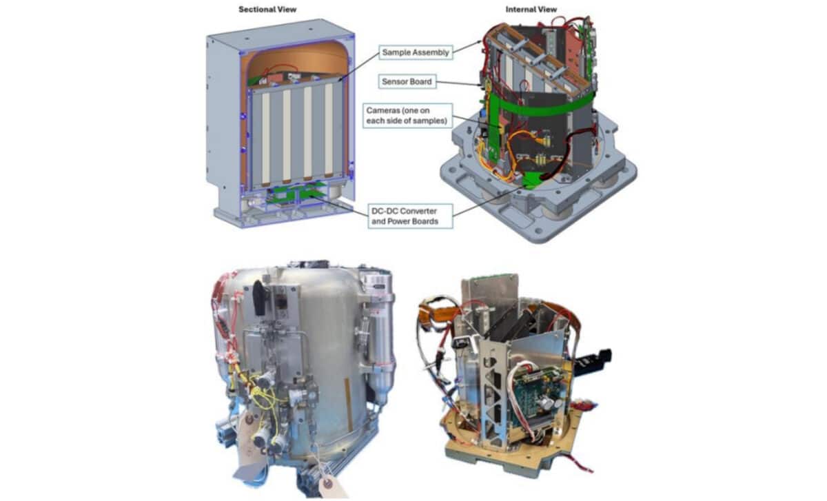  Fm2 Experiment Design Showing Solid Model And Cross Section Of The Combustion Chamber.