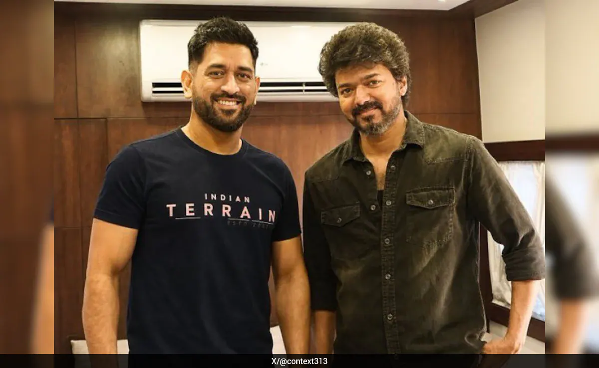 In Vijay's Tamil Nadu Surge, Some Fans See 'MS Dhoni Factor'