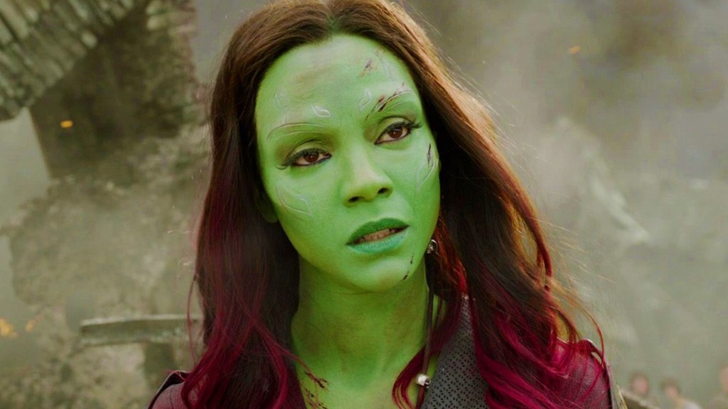 Zoe Saldana as Gamora in the MCU