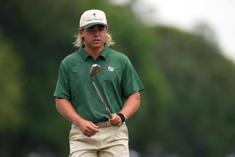 Garrick Higgo admitted he was "bummed" after being hit with a highly unusual two-shot penalty before he had even struck a ball at the PGA Championship