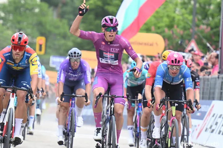 Paul Magnier at stage 3 of the 2026 Giro d'Italia