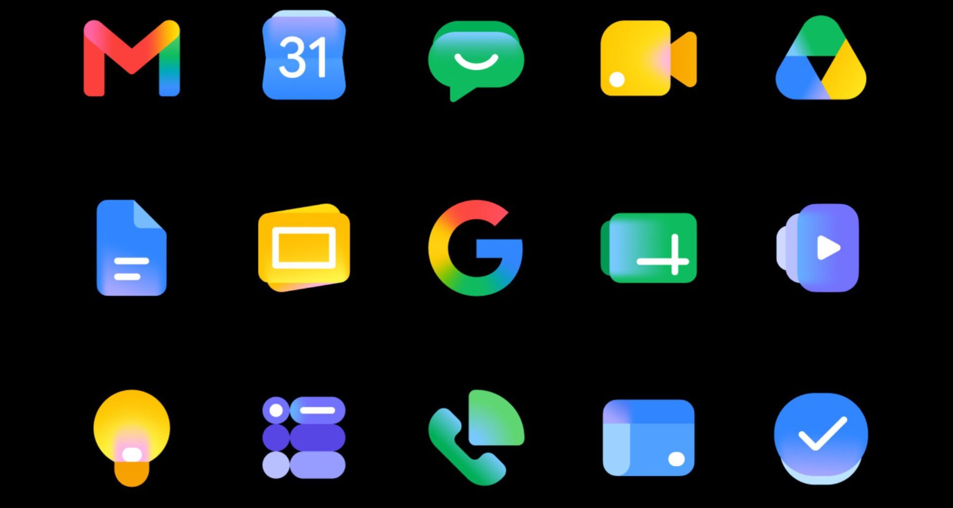 google workspace new icons