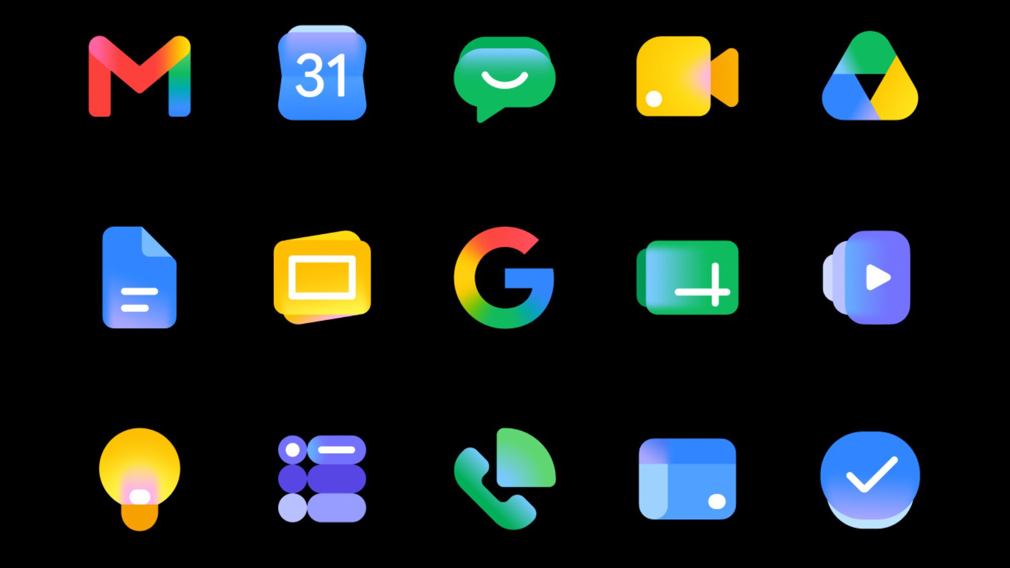 google workspace new icons