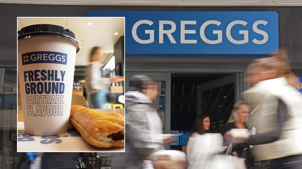 Greggs store and Greggs meal