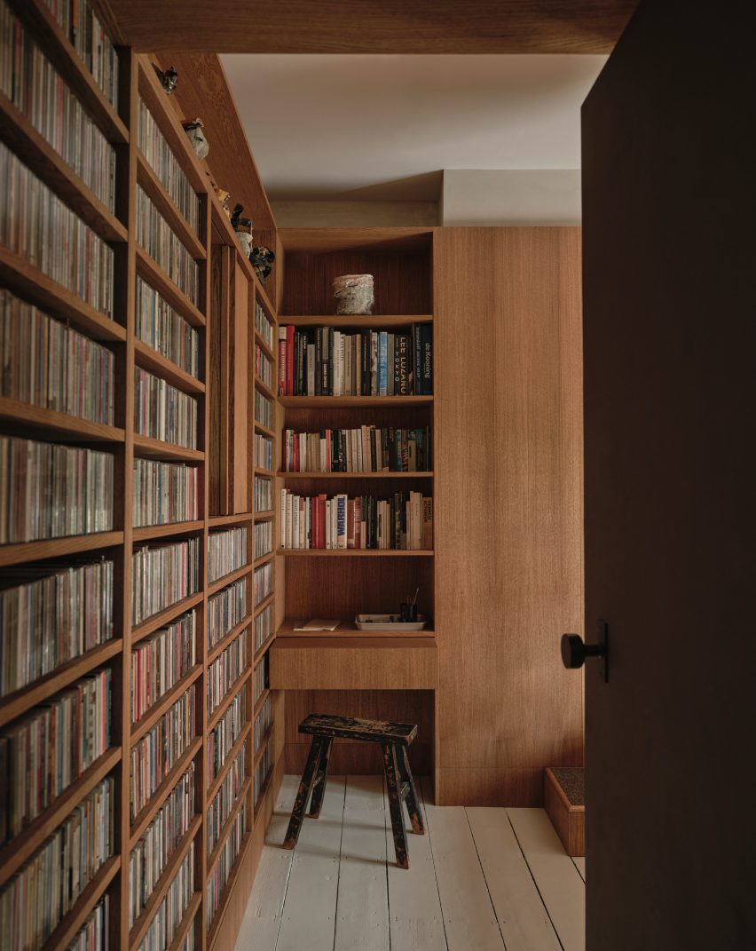Oak bookcases