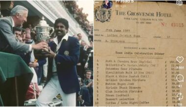 How Team India partied after the 1983 World Cup