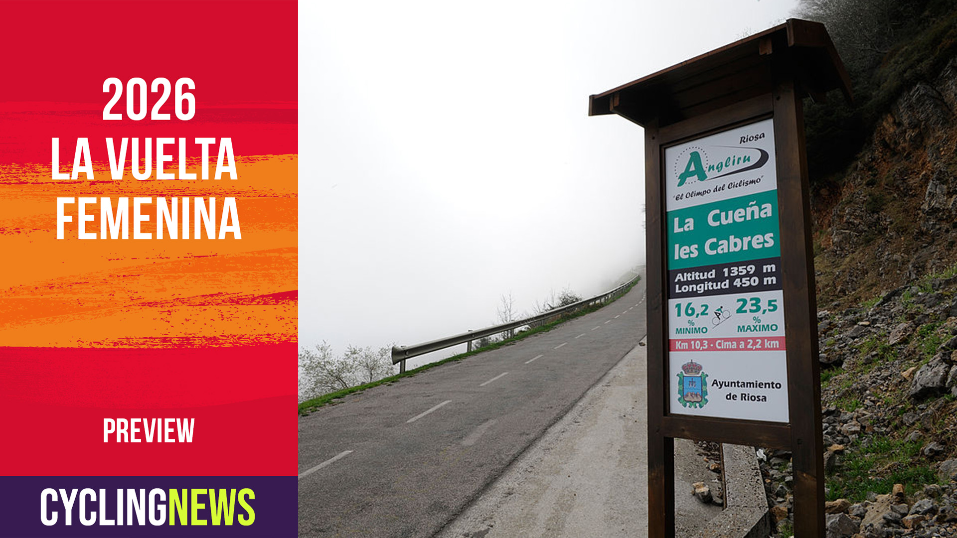 ASTURIAS, SPAIN: Views of Angliru, a steep mountain road in Asturias, Spain, used in the Tour of Spain cycling race, April 15, 2011. (Photo by Rob Monk/Procycling magazine via Getty Images)