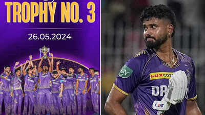 'Itna mat gir jao': No Shreyas Iyer in KKR's IPL 2024 title celebration post; fans blast franchise