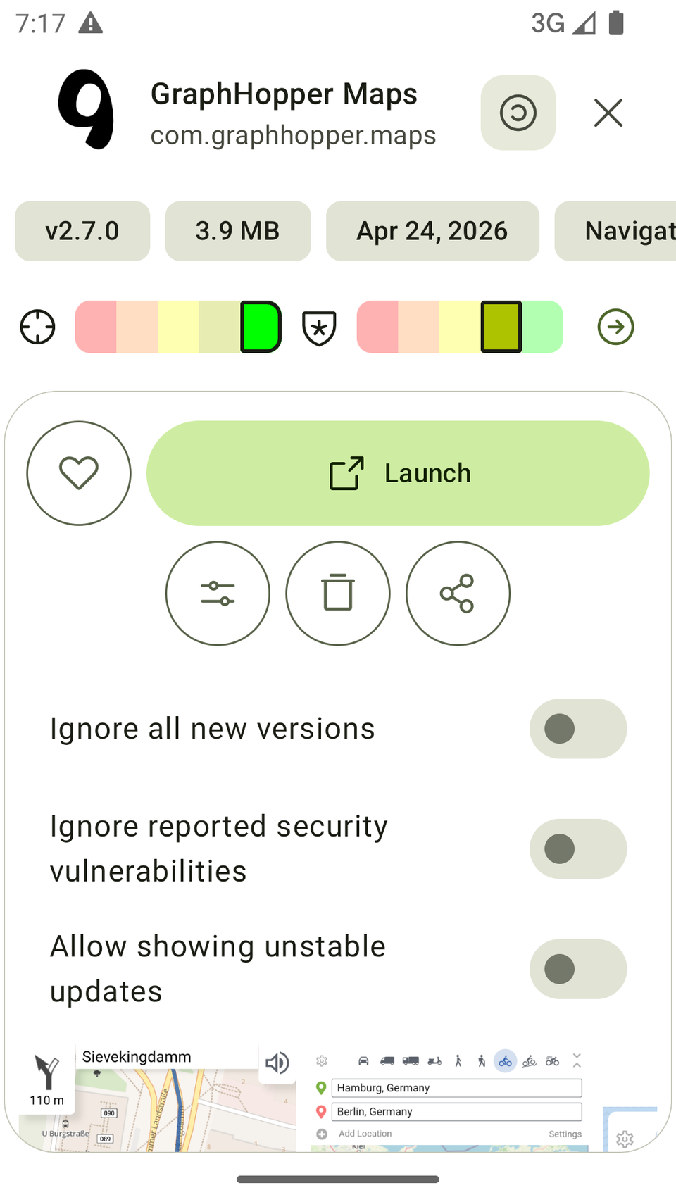 Installing apps using Neo Store.