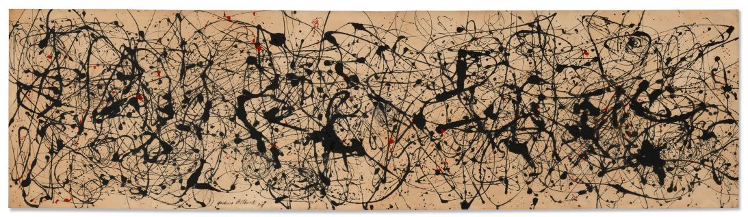 Jackson Pollock’s record climbed sky high with the sale of