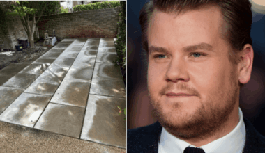 Neighbour row ends in James Corden victory over bins and 'unsightly' paving slabs ends