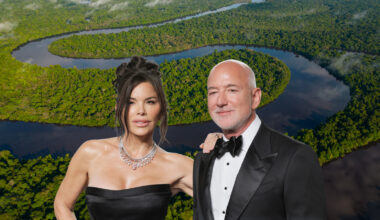 Jeff Bezos and Lauren Sanchez in the Amazon Rainforest