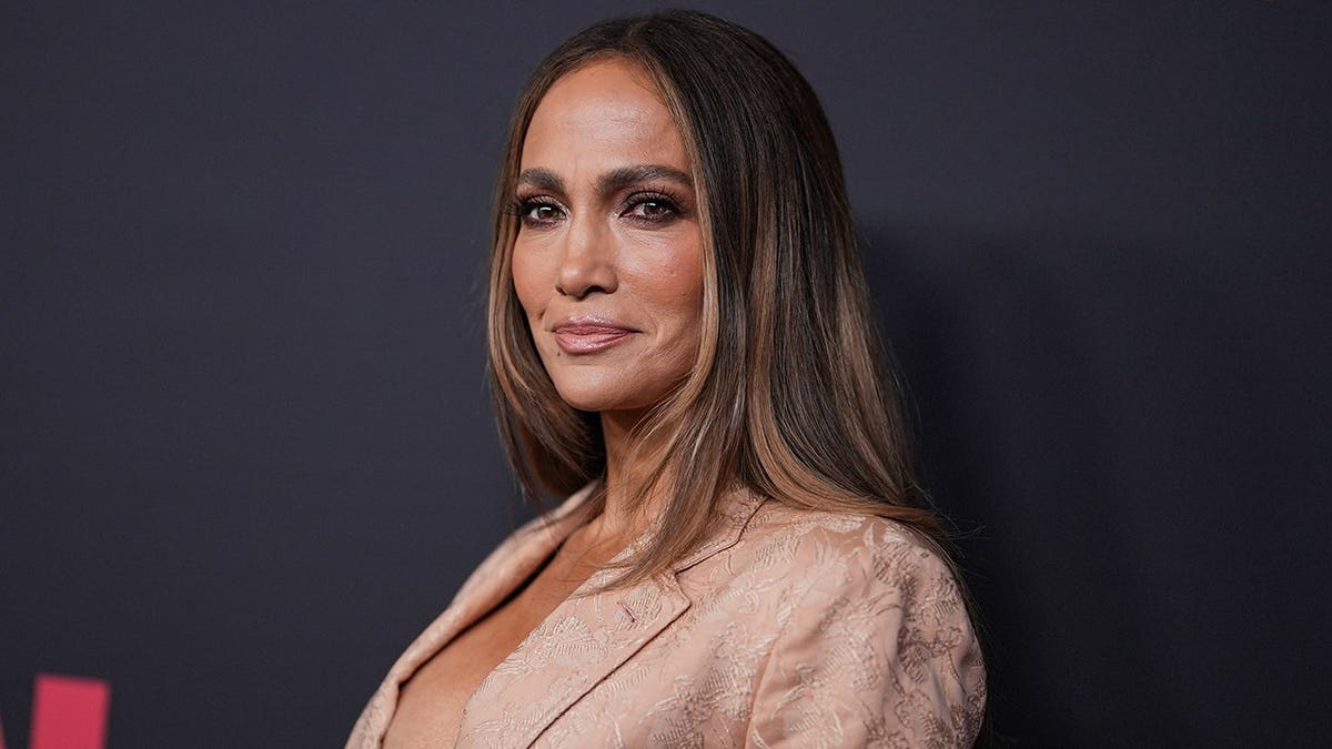 Jennifer Lopez at the 2026 Netflix Upfront in May 2026 in New York City.