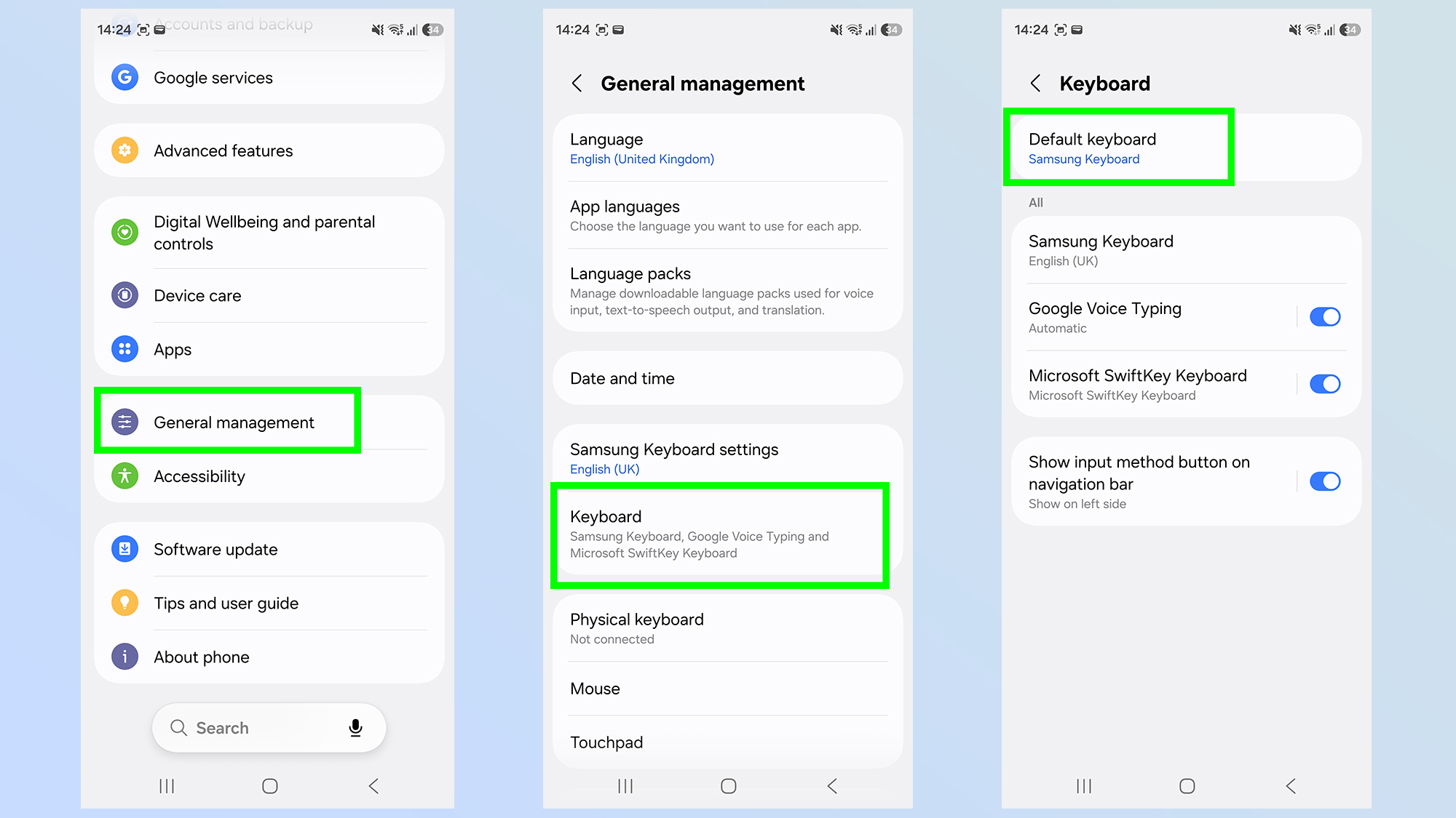 how to set up now nudge on galaxy s26