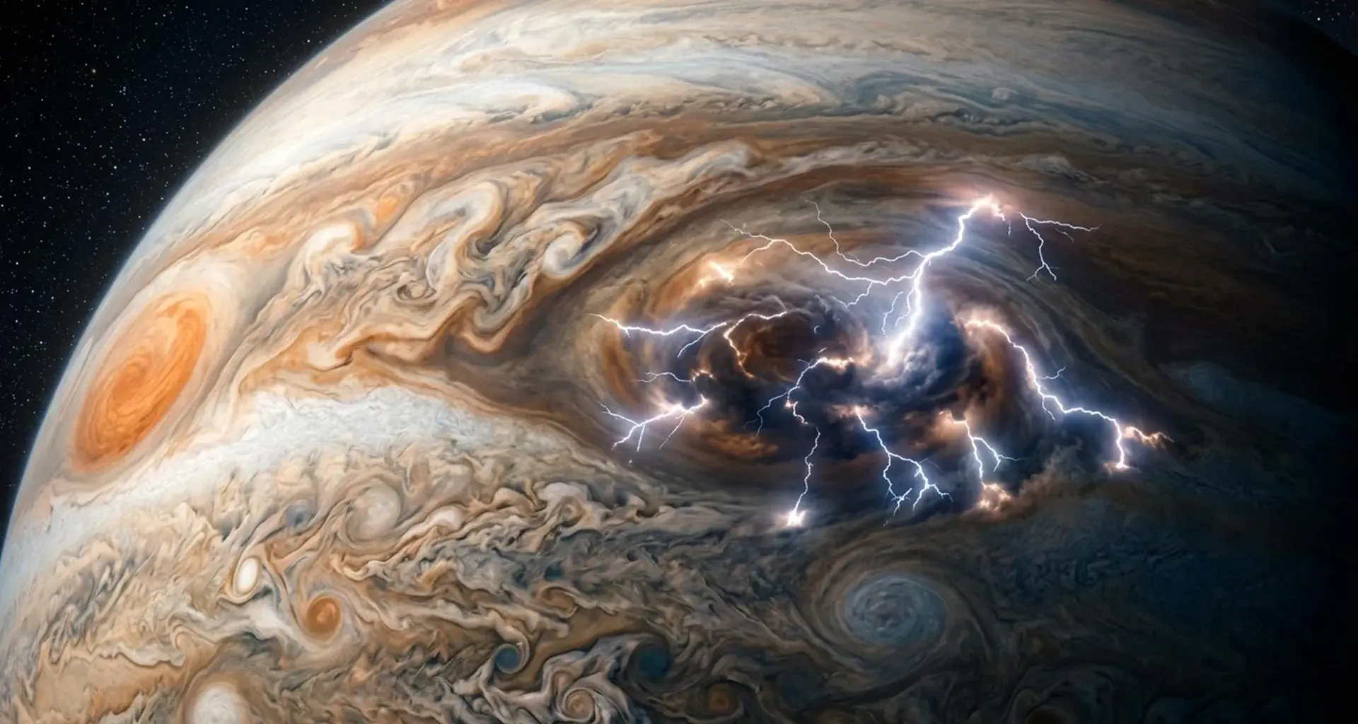 Jupiter’s lightning may be 100x more powerful than Earth’s